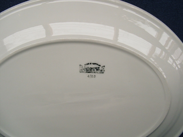 Oval Plate - The Wembley Ware Society Inc
